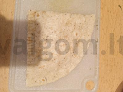 Tortilijos su sūriu ir krapais Žingsnis 4