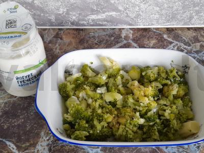 Brokolių ir kiaušinių apkepas Žingsnis 3