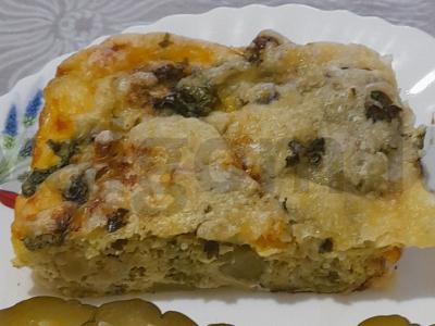 Brokolių ir kiaušinių apkepas pagrindine nuotrauka