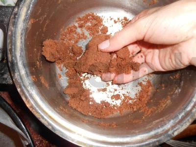 Namų šokoladiniai sausainiai Žingsnis 1