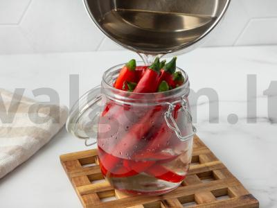 Greitas marinatui čili pipirams Žingsnis 4