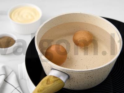 Salotas „Beprotiškas“ su krabų lazdelėmis Žingsnis 1