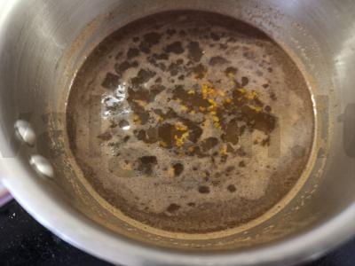 Gėrimas iš kakavos ir cikorijos su mandarinų žievele Žingsnis 5