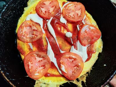 Greita pica keptuvėje Žingsnis 6