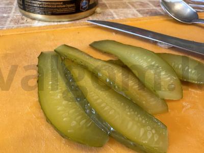 Sumuštiniai su šprotų ir petražolių Žingsnis 5