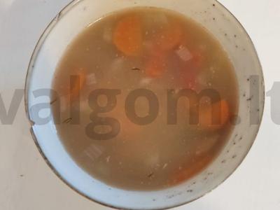 Lašišų sriuba pagrindine nuotrauka