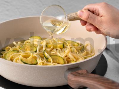 Makaronai su krevetėmis ir žolelėmis Žingsnis 8