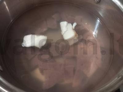 Kiaulienos kepenys, troškintos su bulvėmis Žingsnis 4