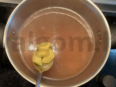 Žaliosios lęšiai ir pomidorų pasta sriuba Žingsnis 6