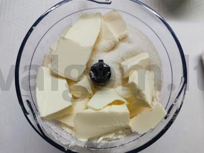 Apelsinų sausainiai Žingsnis 1