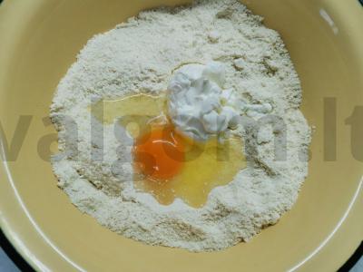 Apelsinų sausainiai Žingsnis 2