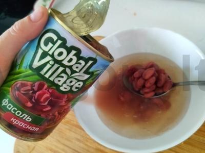 Sriuba su konservuota raudona pupelėmis ir pomidoru Žingsnis 4