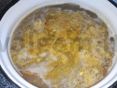 Vištienos sriuba su makaronais ir daržovėmis Žingsnis 5