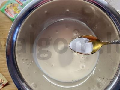 Pankekai ant rjaženko Žingsnis 1