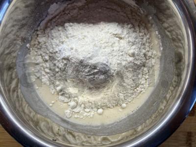 Pankekai ant rjaženko Žingsnis 5