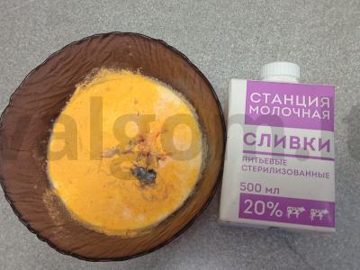 Greito paruošimo makaronai su krevetėmis aštriame grietinėlės padaže Žingsnis 3