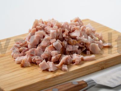 Šefų salotas su sūriu ir traškia šonine Žingsnis 2