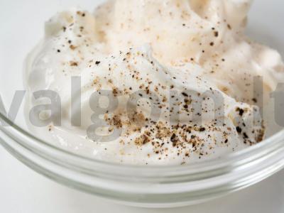 Šefų salotas su sūriu ir traškia šonine Žingsnis 4