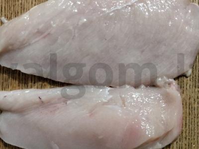 Namų vištienos nagetai su triguba paniruote keptuvėje Žingsnis 1