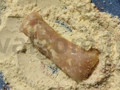 Namų vištienos nagetai su triguba paniruote keptuvėje Žingsnis 7