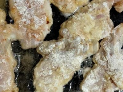 Namų vištienos nagetai su triguba paniruote keptuvėje Žingsnis 8