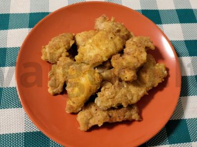 Namų vištienos nagetai su triguba paniruote keptuvėje Žingsnis 9