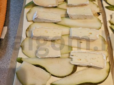 Kriaušių užkandis su brie sūriu Žingsnis 3