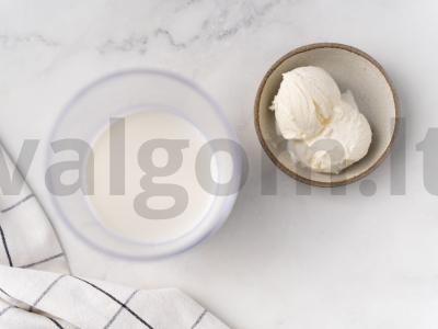 Pieno kokteilis „Saulėlydis“ Žingsnis 2