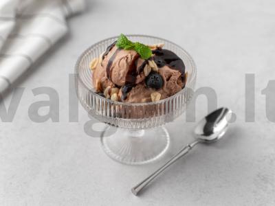 Šokoladinis ledai su grietinėlėmis pagrindine nuotrauka