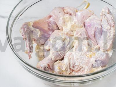 Įdaryta vištiena su blynais Žingsnis 2