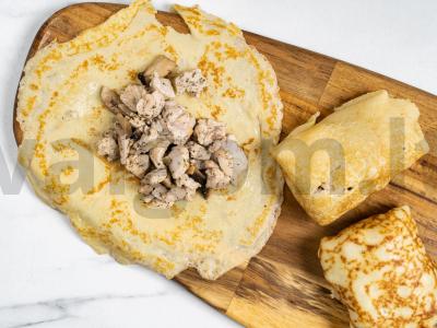 Įdaryta vištiena su blynais Žingsnis 8