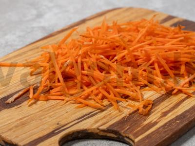 Šviežių daržovių salotos Žingsnis 2