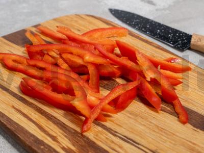 Šviežių daržovių salotos Žingsnis 3