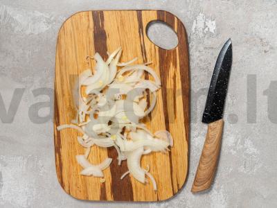 Šviežių daržovių salotos Žingsnis 4