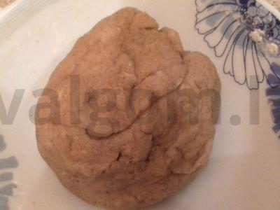 Ruginiai pyragėliai su kopūstais orkaitėje Žingsnis 1