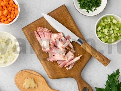 Lęšinių ir šoninės tyrė sriuba Žingsnis 2