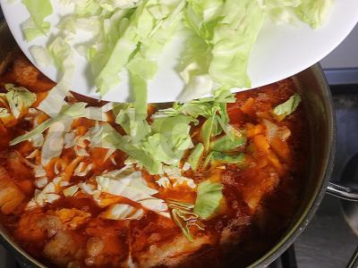 Borščas su švelnia jautiena ir jauna kopūstu Žingsnis 18