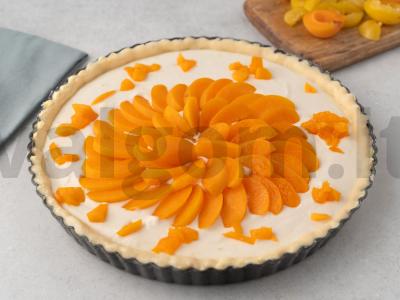 Varškės pyragas su abrikosais Žingsnis 7