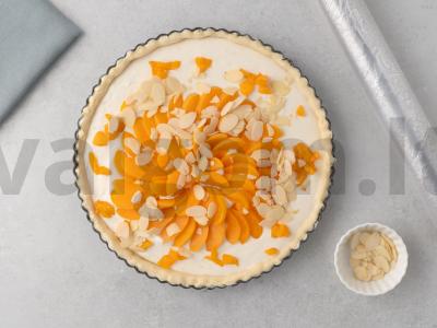 Varškės pyragas su abrikosais Žingsnis 8