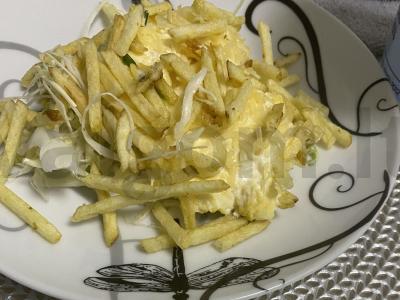 Salotas su bulvių traškučiais ir grietine Žingsnis 4