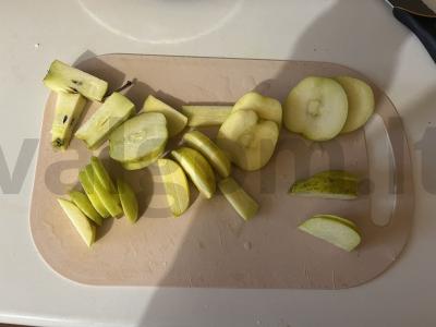 Smėlinė galeta su karamelizuotais obuoliais Žingsnis 2