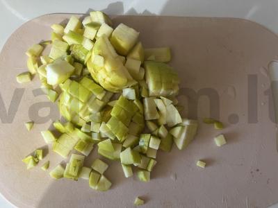 Smėlinė galeta su karamelizuotais obuoliais Žingsnis 3