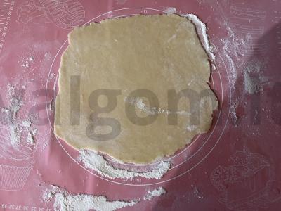 Smėlinė galeta su karamelizuotais obuoliais Žingsnis 10