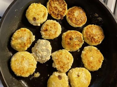 Sūrio blynai prie kavos Žingsnis 6