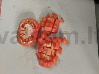 Jūros gėrybių salotas „Skanaus“ Žingsnis 3