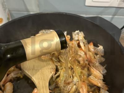 Makaronai su jūros gėrybėmis ir bisque padažu Žingsnis 4