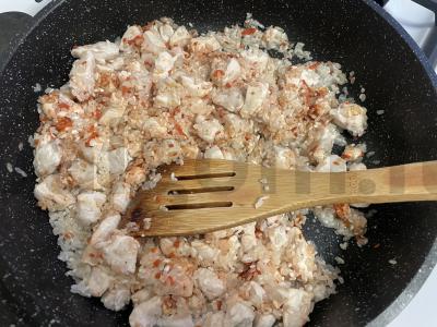 Kvapnus troškintas ryžiai su mėsa Žingsnis 3