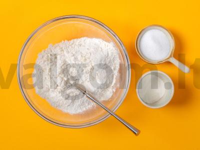 Namų sausainiai su sūdytais žemės riešutais Žingsnis 2