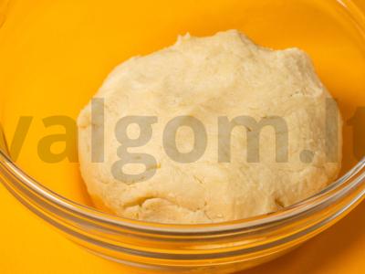 Namų sausainiai su sūdytais žemės riešutais Žingsnis 3