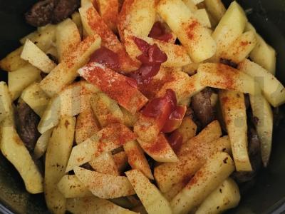 Bulvės su kalakutų širdelėmis lėtoje viryklėje Žingsnis 4